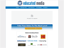 Tablet Screenshot of educatedmedia.com